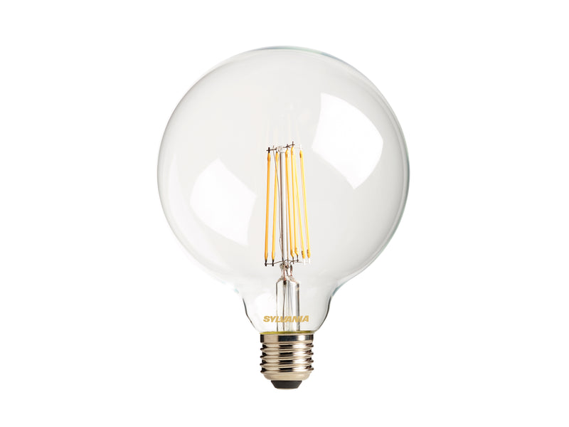 8W, 1055lm, ToLEDo Retro Globe G120, E27, 2700K, 125x178mm, LED lamppu Sylvania