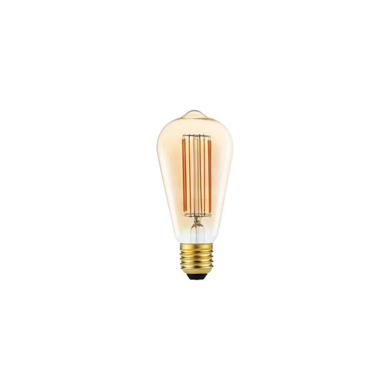 7.5W, 640lm, ToLEDo Retro Vintage Gold SylSmart Home ST64 DIM, E27, 2000K, 64x140mm, Led Älylamppu Sylvania