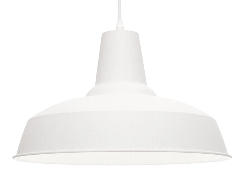 Loft Riippuvalaisin vaihdettavalla E27 polttimolla MAX. 60W Valkoinen ja musta Airam