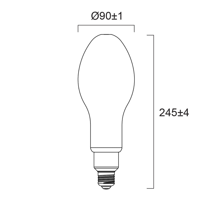 36W, 5500/6000lm, ToLEDo Performer Retro, E40, 90x245mm, Led lamppu Sylvania