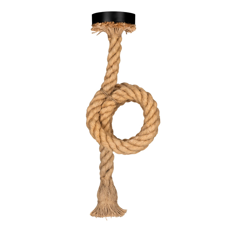 Pendant Rope 1.5m IP20, E27, Ruskea sisustuksellinen Riippuvalaisin