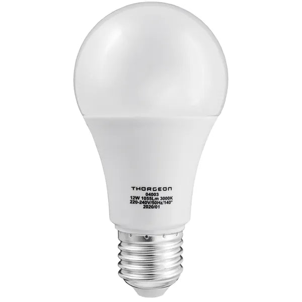 12W, 1164lm, LED Light Bulb, E27, 60x118mm, LED Lamppu THORGEON