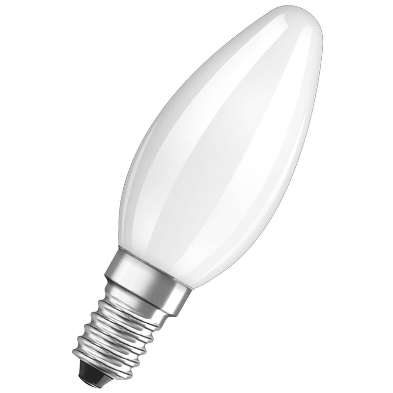 60W, 510lm, B35, E14, Candle bulb matte