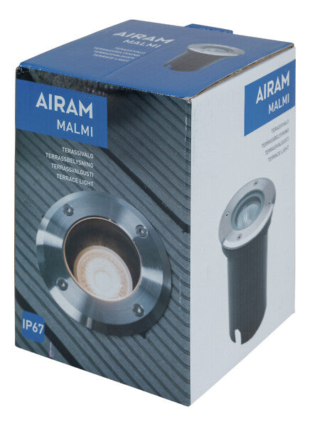 Malmi Terrace light with replaceable GU10 bulb MAX. 35W Airam