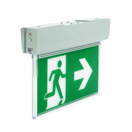 5.5W, 50lm, Emergency Exit, IP40, 6500K, 182x290mm, Led Turvavalo Tungsram