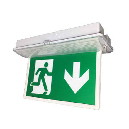 5.5W, 50lm, Emergency Exit, IP65, 6500K, 192x300mm, Led Safety Light Tungsram