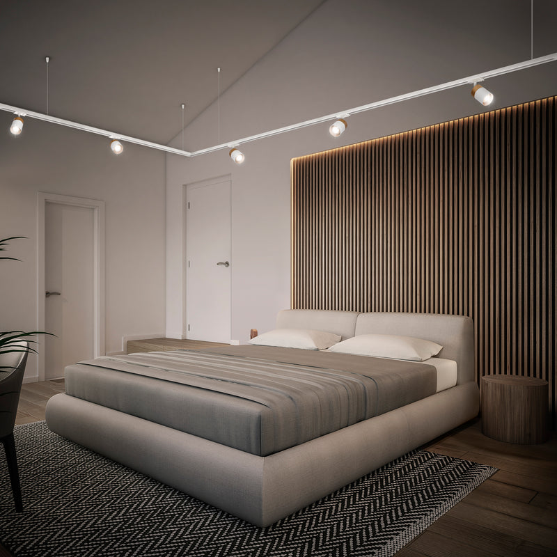 Tracklight Spot Cylinder Gold GU10, Track light Osram