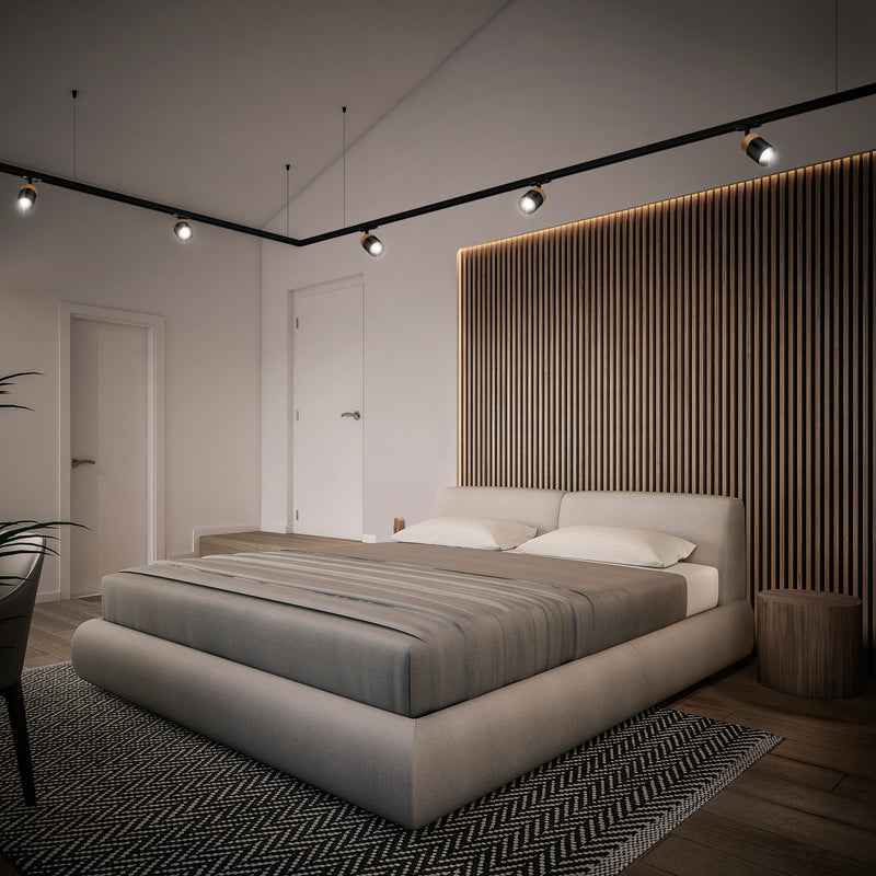 Tracklight Spot Cylinder Gold GU10, Track light Osram