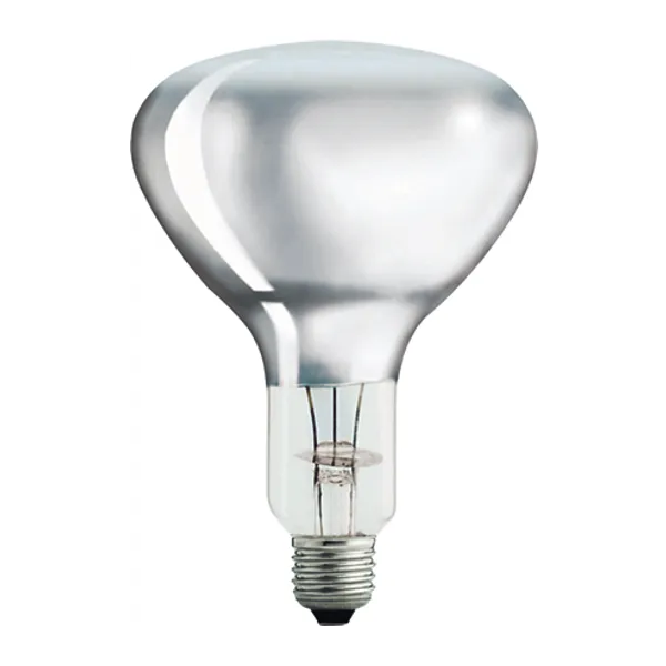 230-250V, 300W, Infrared, R125, E27, 125x179mm, Lämpölamppu kirkas Philips