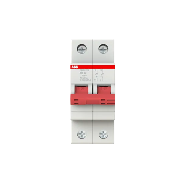 ABB SHD202/40 Switch Disconnector – 2-pole switch disconnector