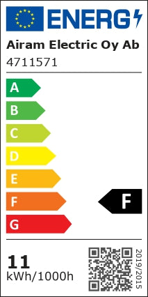 10.5W, 1100lm, Otso, E27, 4000K, 60x108mm, Led lamppu Airam