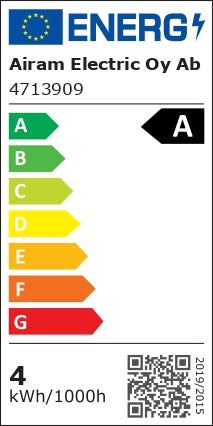 3.8W, 806lm, A60, E27, 60x108mm, Filamentti LED lamppu Airam