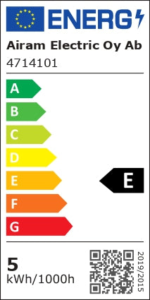 5W, 630lm, PRO LED, C35, E14, 4000K, 35x97mm, Dimmable LED lamp Airam 