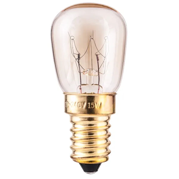 24V, 15W, 105lm, E14, 2300K, 22x50mm, Refrigerator bulb