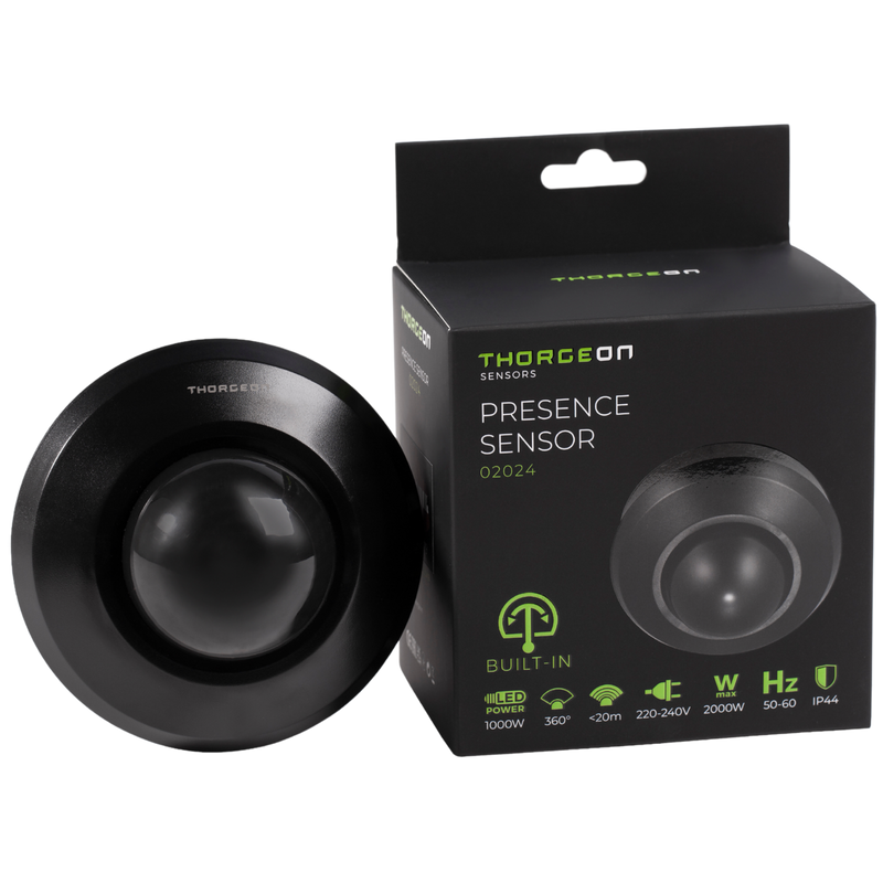 Presence sensor 20m MAX 2000W IP44 THORGEON