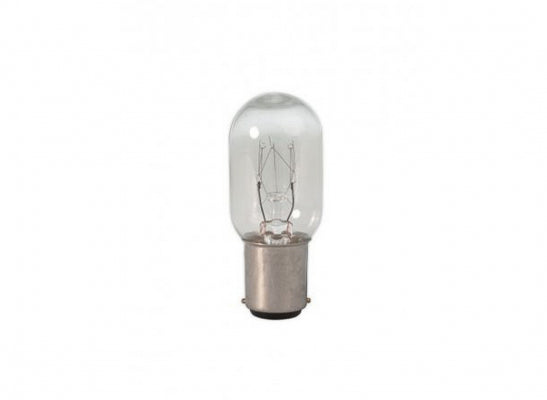 25W, 80lm, BA15d, 20x50mm, Incandescent bulb for sewing machines