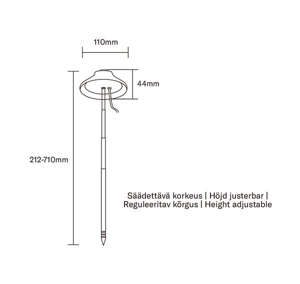 5W, 240lm, Iris,  3500K, IP20, LED Kasvivalaisin Airam