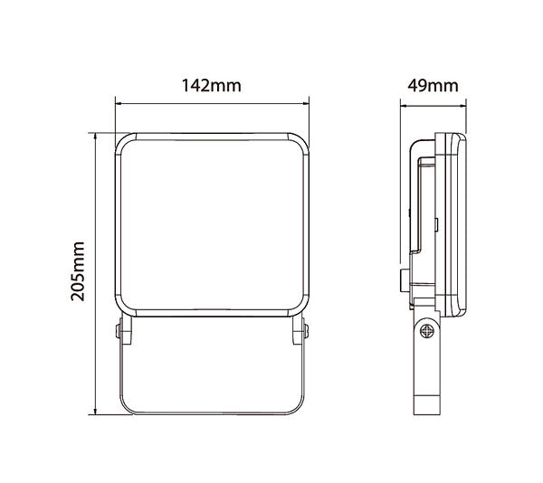 24W, 1560lm, SmartHome Airflood IP44, Älyvalonheitin Airam
