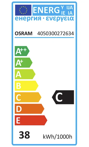 12V, 20W, Decostar 51S MR16 36°, GU5.3, 2900K, 46x51mm, Halogeenilamppu Osram