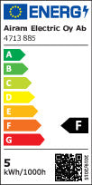 4.5W, 2700-6500K, SmartHome, E27, A60, 470lm, 60x105mm, WiFi-Älylamppu Airam