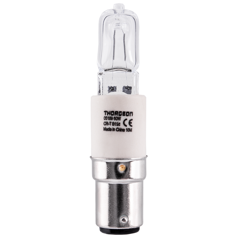 60W, 980lm, Ceram CR-T, B15d, 2800K, 17.5x75mm, Thorgeon Halogen Lamp