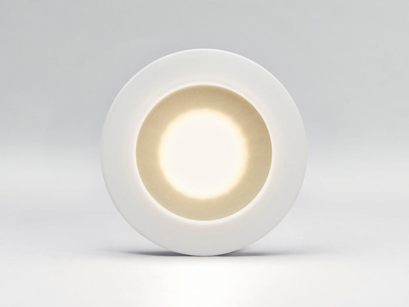 4.3W, 300/365lm, 12V AC/DC 70° DIM, IP44, Ø58-63mm, Valkoinen Led alasvalo Hide-a-lite