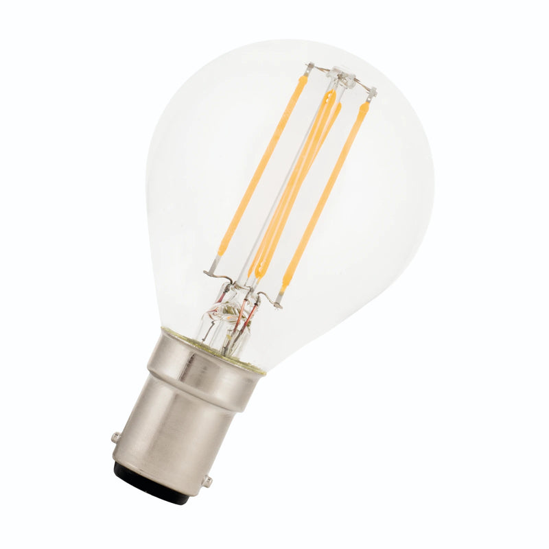 4W, 450lm, LED FIL G45, Ba15d, 2700K, 45x78mm, Led lamppu