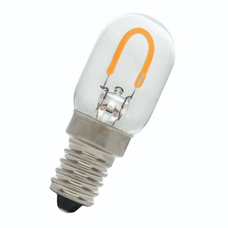 1W, 55lm, U-filament, E14, 2700K, 22x57mm, LED lamppu