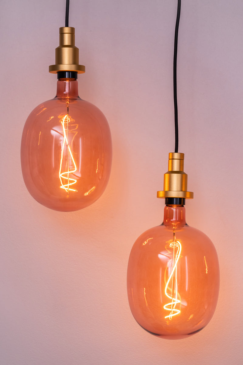 4,5W, 220lm, Vintage 1906 Ballon 15 Filament PINK, 1600K, E27, DIM, 170x270mm, LED Sisustuslamppu Osram