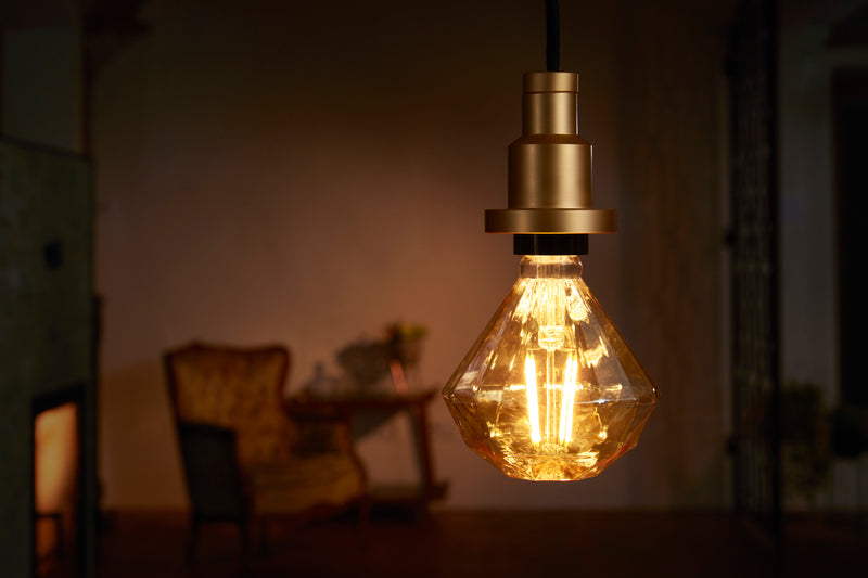 4W, 470lm, Vintage 1906 Edison 40 Filament Diamond GOLD, 2400K, E27, 110x142mm, LED Sisustuslamppu Osram