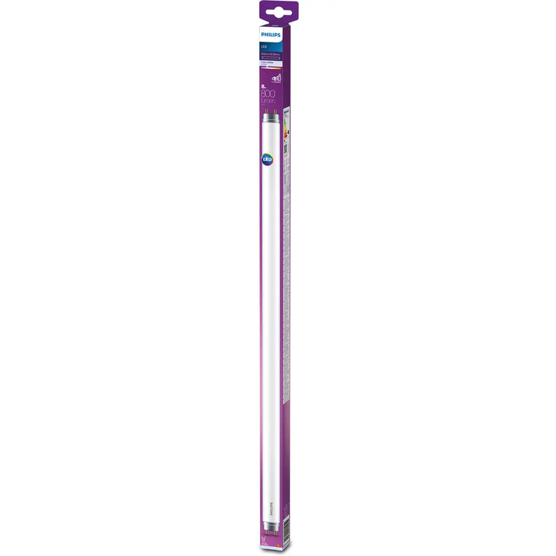 8W, 800lm, T8 G13, 4000K, 28x600mm, Led putki Philips