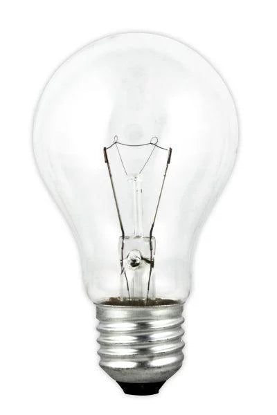 25W, 260lm, GLS A60 Clear, E27, 60x108mm, Incandescent bulb clear