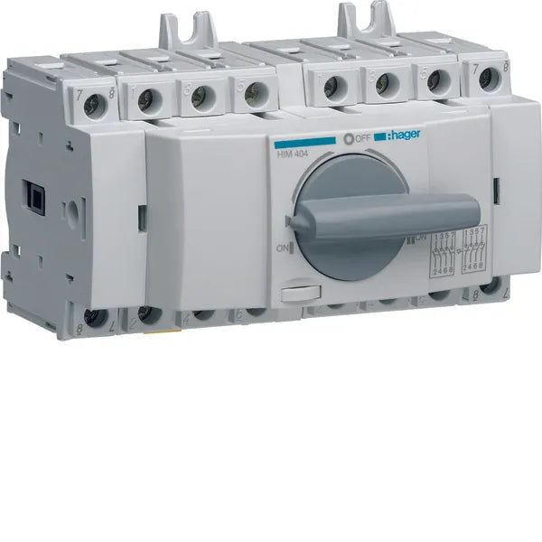 Hager HIM404 – Modular Change-Over Switch 4×40 A