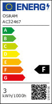 2.5W, 250lm, Parathom Classic, E14, 2700K, 35x100mm, Led lamppu Osram