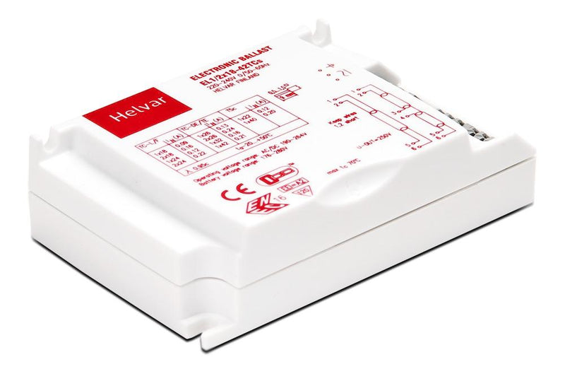 EL1/2x9-13TCs Elektroninen liitäntälaite Helvar