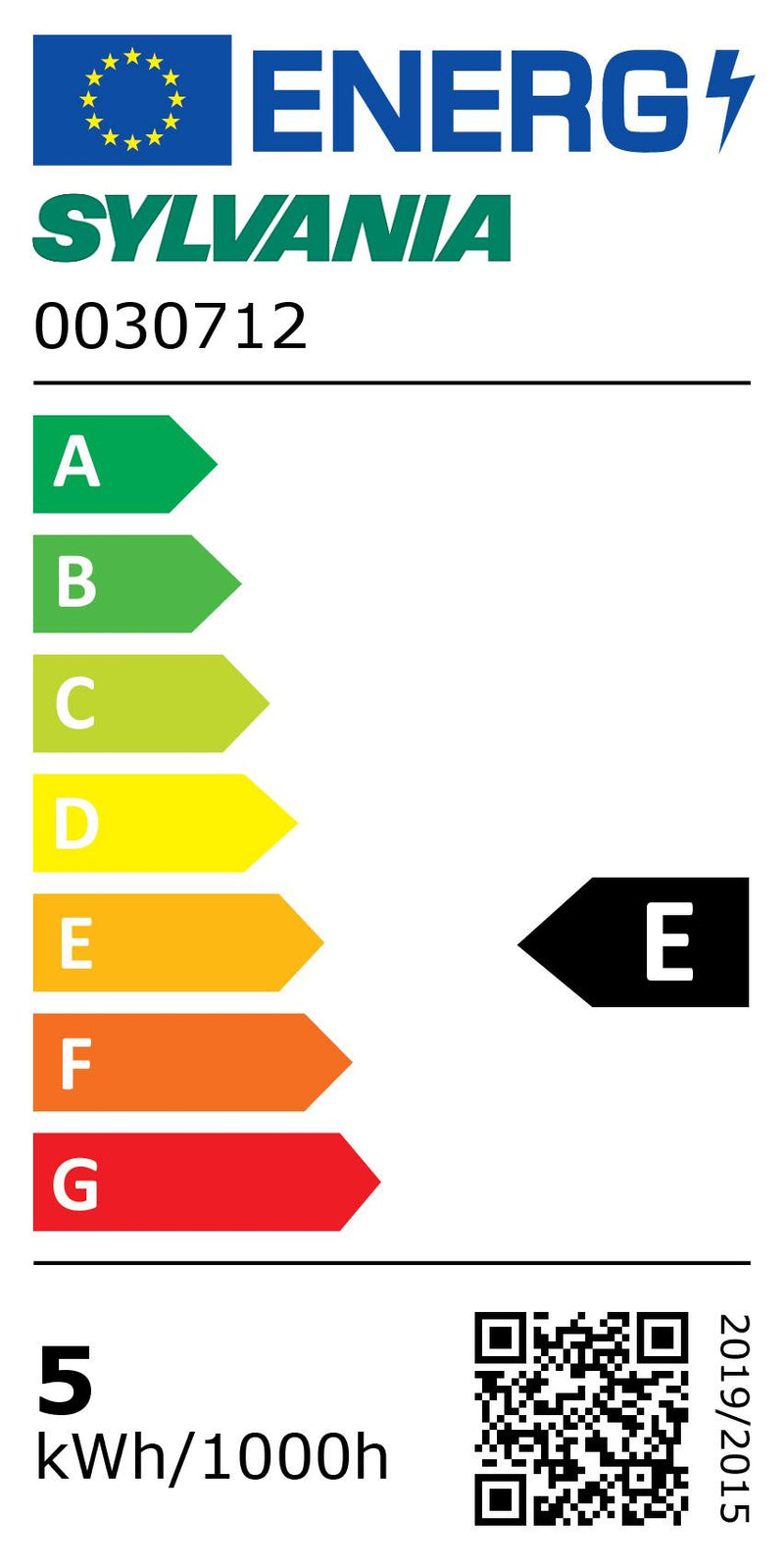 4.8W, 450/475lm, RefLED Superia Retro ES50, GU10, 36°, 50x54mm, LED lamppu Sylvania