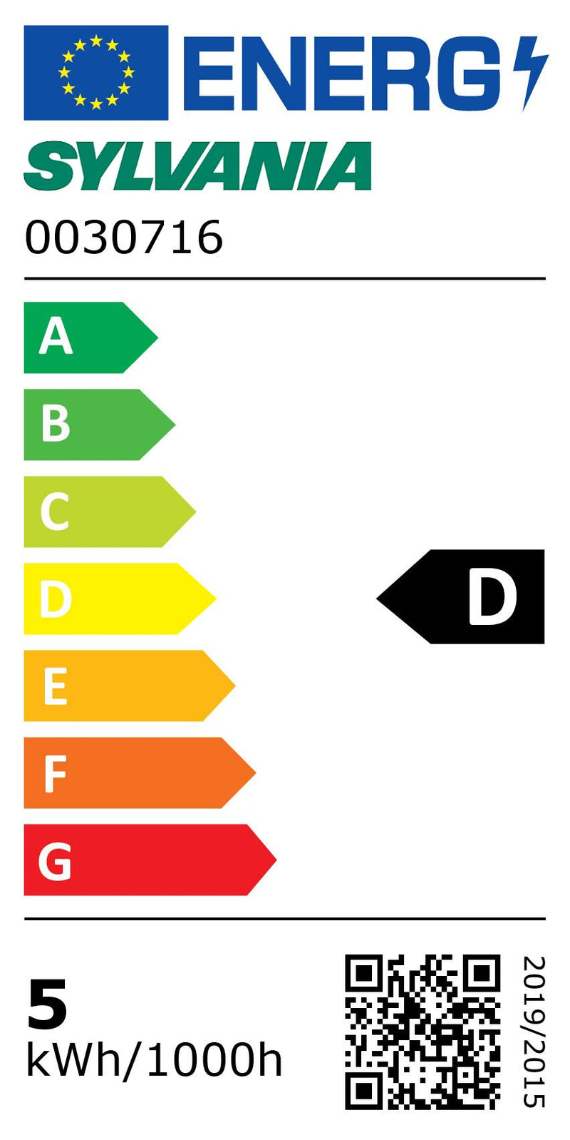 4.7W, 550/620lm, RefLED Superia Retro ES50, GU10, 36°, 50x54mm, LED lamppu Sylvania