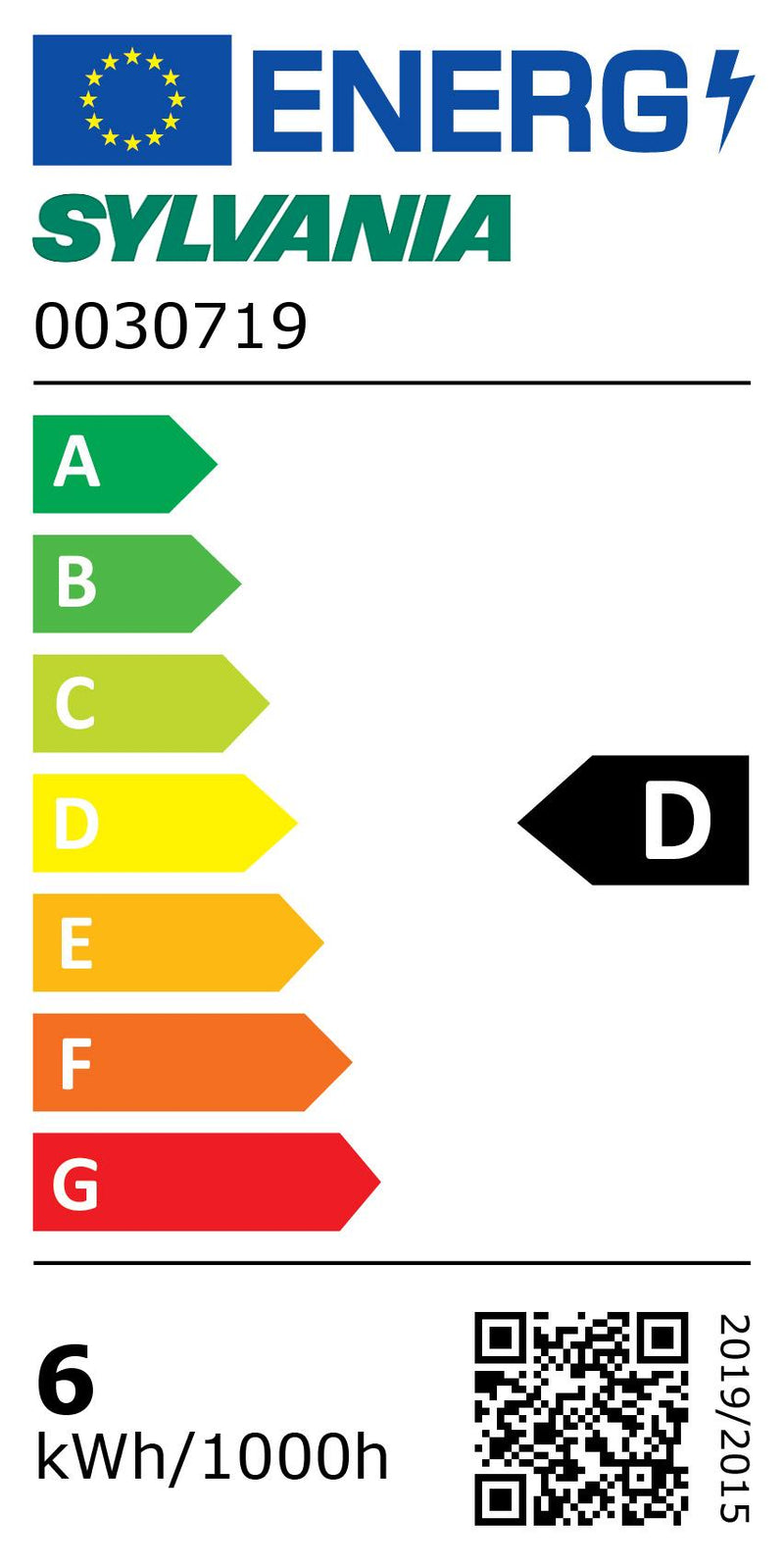 6W, 700/750lm, RefLED Superia Retro ES50, GU10, 36°, 50x54mm, LED lamppu Sylvania