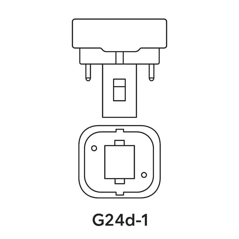 13W, 870lm, G24d-1 2P, 26x136mm, Socket lamp