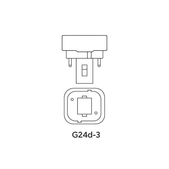 26W, 1750lm, G24d-3 2P, 26x169mm, Socket lamp