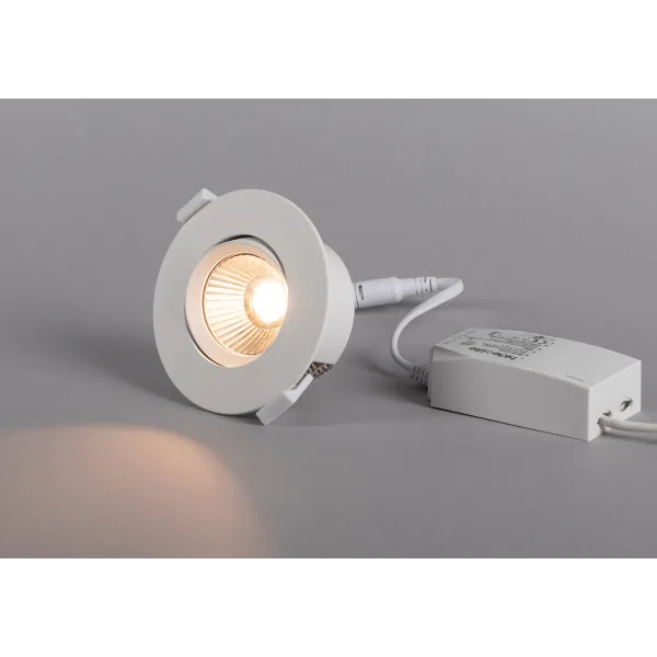 6W, 405lm, Optic Quick Iso 6 pcs, IP44, 3000K, 41x95mm, LED Alasvalosarja Hidealite