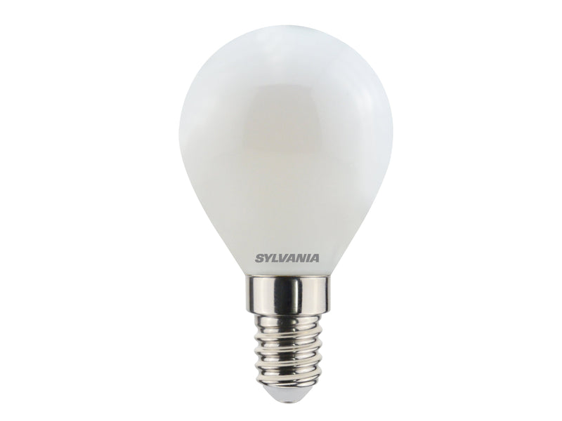 6W, 806lm, ToLEDo Retro Ball, G45, E14, 2700K, 45x80mm, Satin, LED Lamp Sylvania