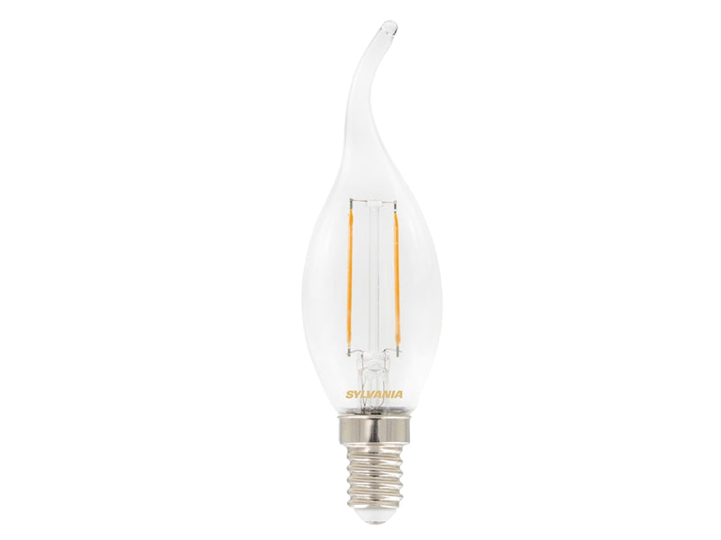 2.1W, 250lm, ToLEDo Retro Candle, E14, 2700K, 35x123mm, Led lamppu Sylvania