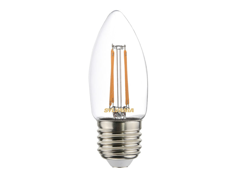 4.5W, 470lm, ToLEDo Retro Candle, E27, 2700K, 35x93mm, Led lamppu Sylvania