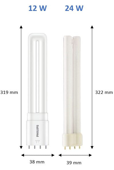12W, 1440/1500lm, CorePro PLL EM/Mains, 2G11 4P, 38x319mm, LED Socket lamp Philips