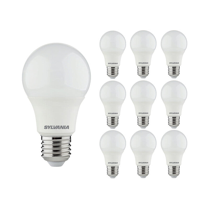 7W, 806lm, ToLEDo GLS, E27, 10pcs multipack, 60x108mm, LED bulb Sylvania