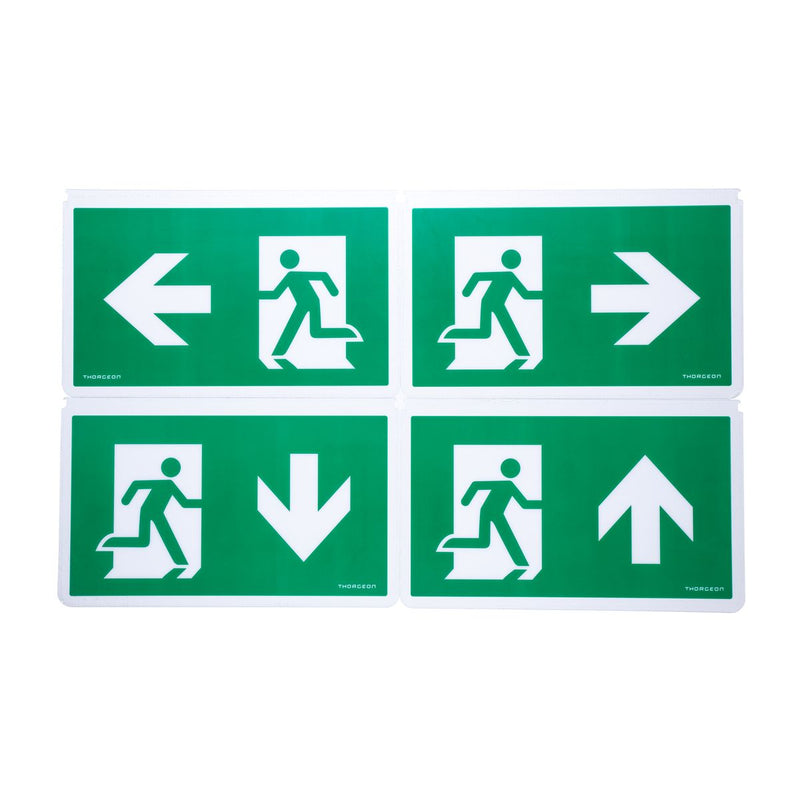 3W, 100lm, Emergency LED IP40, IK05, 3h-akulla, Valkoinen LED Turvavalo THORGEON