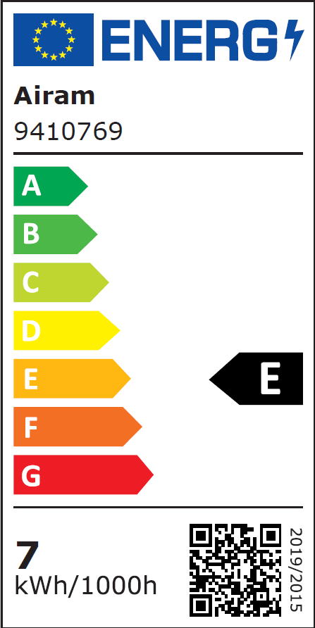 7W, 2700-6500K, SmartHome, E27, A60, 806lm, 60x105mm WiFi-Älylamppu Airam