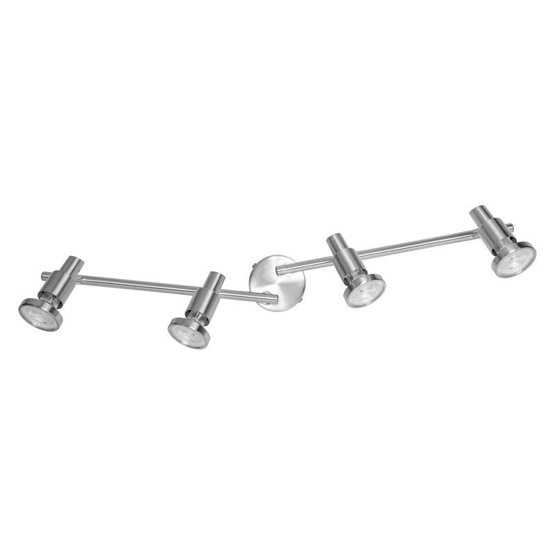 10.4W, 920lm, LED Spot BRUSHED SILVER, 4XGU10, 2700K, IP20, IK03, 90x684mm, LED Spotlight Osram