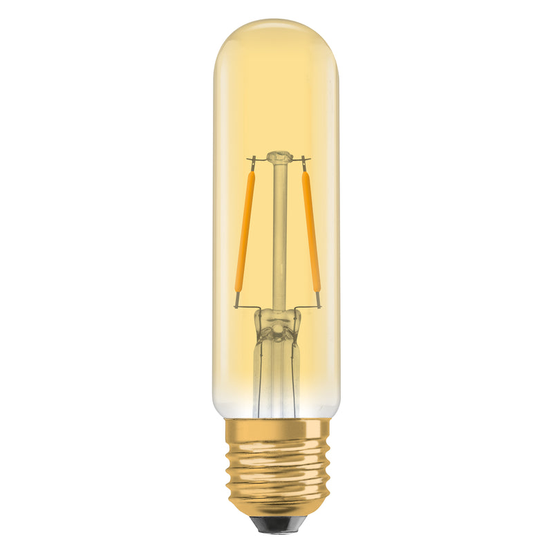 2.5W, 200lm, Vintage 1906 Tube Gold, E27, 2000K, 32x127mm, LED Interior Lamp Ledvance